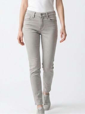AG Adriano Goldschmied Prima Ankle Jeans Womens 24 Flax Beige Cigarette ECU
